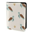 thumbnail image 2 of Rateoe Sea Turtle Pattern Passport Holder Wallet Leather Mulit-purpose Travel Wallet Credit Cards Case ,Passport Cover for Women Men-6.5 in, 2 of 5