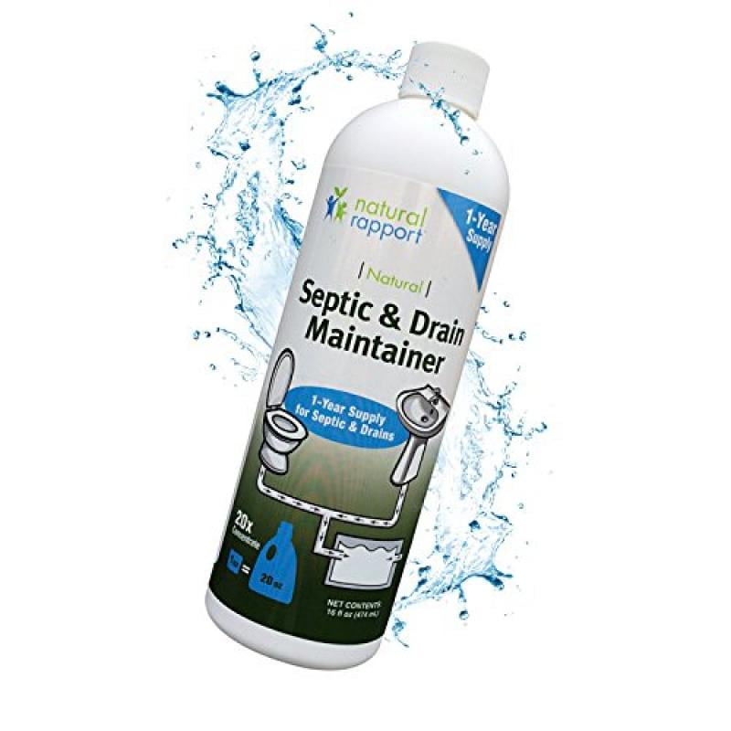 Natural Rapport Drain Cleaner and Septic Tank Treatment