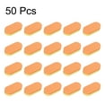 thumbnail image 3 of Uxcell 50pcs Nail Buffers 100/180 Grit Mini Nail Sanding Blocks Set Orange Yellow, 3 of 7