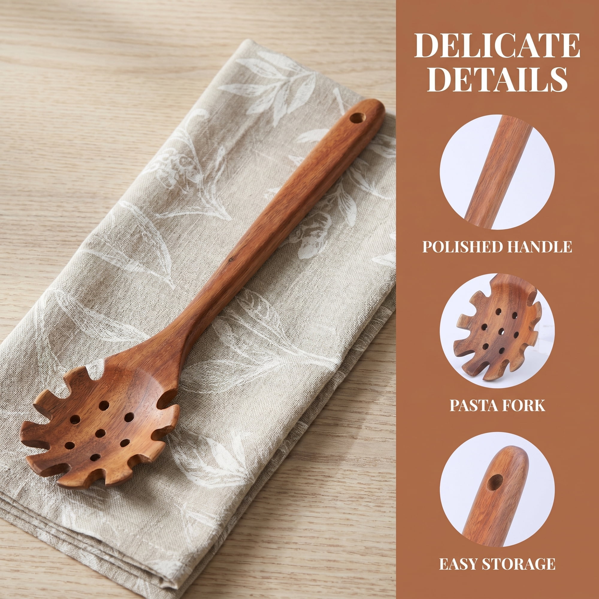 Unique Bargains Durable Non Stick Safe Heat Resistant Utensil Pasta spoon B 12.6" x 3.1"