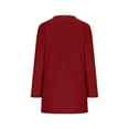 thumbnail image 5 of BFHHYA Girls Fuzzy Pullover Top Mid-Length Long Sleeve Crew Neck Sweatshirt Solid Basic Top for Fall Winter Layering Coats (5-15Y), 5 of 7