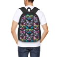 thumbnail image 4 of Balery Happy Kitten Faces Mochila para hombre y mujer - Tela Oxford 600D resistente - Gran capacidad, resistente al agua, ideal para la escuela, viajes y senderismo, 4 of 6