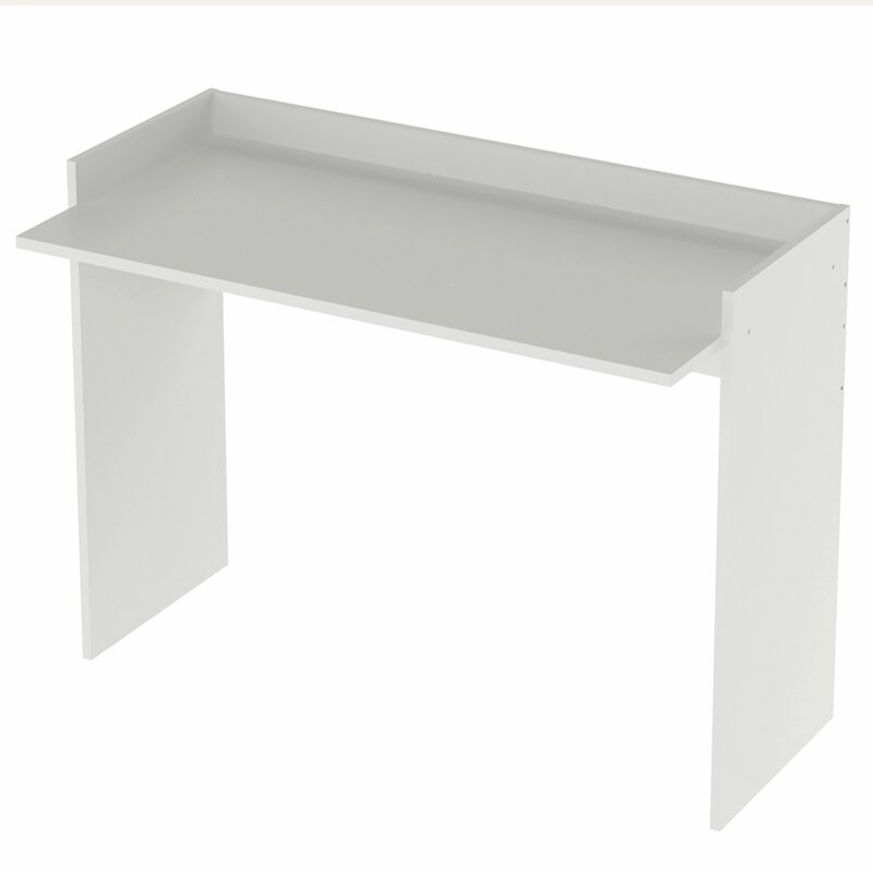 Minimalist Aesthetic Solid White Desk 48"