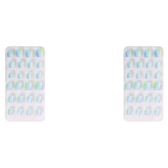 Juego de Puntas de Uñas Artificiales Seitruly Estilo de Dibujos Animados