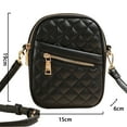 thumbnail image 2 of Bolso bandolera para mujer, bolso de hombro de piel para teléfono móvil, pequeño bolso cruzado con correa ajustable para el hombro, bolso para móvil, cartera para teléfono móvil, monedero, 2 of 5