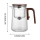 thumbnail image 3 of Tetera Sin Varilla, Vidrio de Borosilicato de Alta Pureza, Ventosa Magnética Flotante, Filtración Fina de Té, Diseño Elegante, Juego de Té para Una o Dos Personas, Fácil de Limpiar, 1 Tetera, 3 of 7