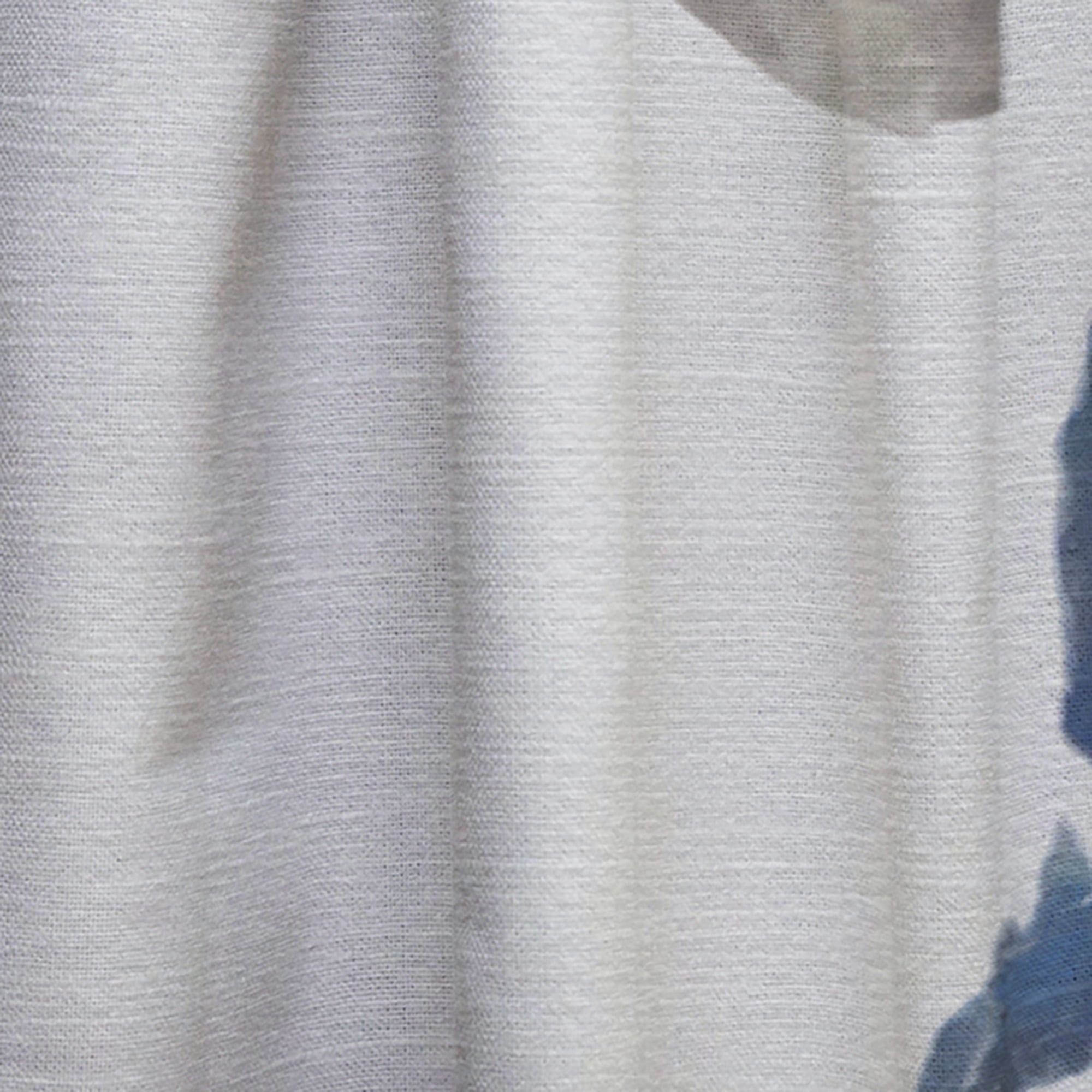 Designart 'Gouache Blue Sapphire on Gray VI' Modern Curtain Panel