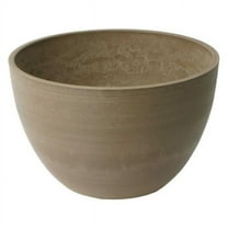 Algreen Products 13840 16 in. Dia. x 10 in. Valencia Bowl Planter - Taupe