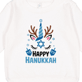 thumbnail image 3 of Inktastic Happy Hanukkah Unicorn Toddler Sweatshirt, 3 of 4