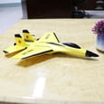 thumbnail image 3 of Avión de control remoto de 2,4 G, juguete SU35, planeador RC, fácil de montar, para exteriores Amarillo, 3 of 9
