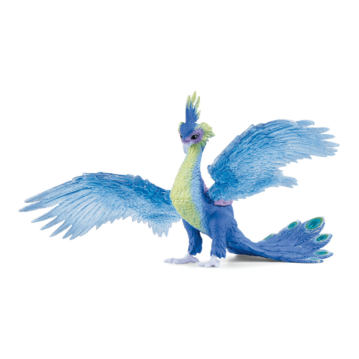 Schleich Bayala - 11" Magical Peacock Bird Toy with Movable Wings - Fantasy Action Figure for Girls and Boys - Fun, Imaginative Play Fairy Figurine - Kids Ages 5+ | 70794