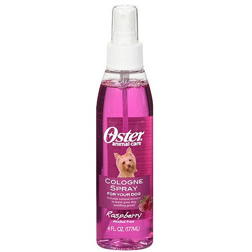 Oster Cologne Spray for Dogs, Raspberry Scent, 6 oz.