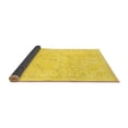 thumbnail image 2 of Ahgly Company Indoor Square Abstract Yellow Modern Area Rugs, 6' Square, 2 of 4