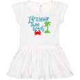 thumbnail image 3 of Inktastic Life is Better at the Beach Crab and Palm Tree Girls Baby Dress, 3 of 5