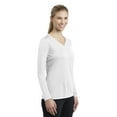 thumbnail image 4 of Sport-Tek Ladies Long Sleeve PosiCharge Competitor V-Neck Tee, Style LST353LS, 4 of 6