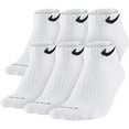 thumbnail image 2 of Nike Mens 6 Pack Midweight Socks, White, 10-13, 2 of 2