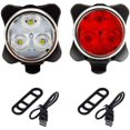 thumbnail image 1 of Built in Battery Bike Rear Light 4 Modes Rechargeable USB LED Bike Light Flashlight with Mount Bicycle Accessories, 1 of 6