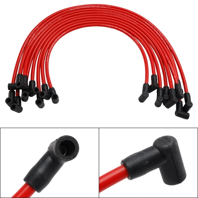 Juego de cables de bujía de encendido electrónico de 8,5 MM para Chevy SBC BBC 350 383 454