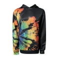 thumbnail image 4 of Sudadera de Halloween Camisas de mujer Tops Arco iris inverso Tops Casual Manga larga Cuello Jersey Camisas Sudadera con capucha Sudadera Fridja  fksj3365, 4 of 5