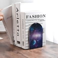thumbnail image 6 of Pofeuu Planets Stars And Galaxies1 Print Large Bookend Hold Heavy Books- Wood Bookends for Heavy Books Heavy Duty Book Ends Wood Bookends for Office Desk Non-Skid, 6 of 7