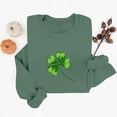 thumbnail image 4 of Chandail Graphique Trèfle de la Saint-Patrick pour Femmes 2026 Tendance à Manches Longues Col Rond Chandail Femmes chandail, 4 of 6