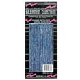 thumbnail image 2 of Beistle Pack of 6 Festive Metallic Blue Hanging Gleam'n Curtain Party Decorations 8', 2 of 2