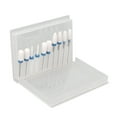 thumbnail image 1 of Juego de 10 brocas para uñas para principiantes en el hogar, de cerámica, con caja de almacenamiento de 20 orificios, 1 of 15
