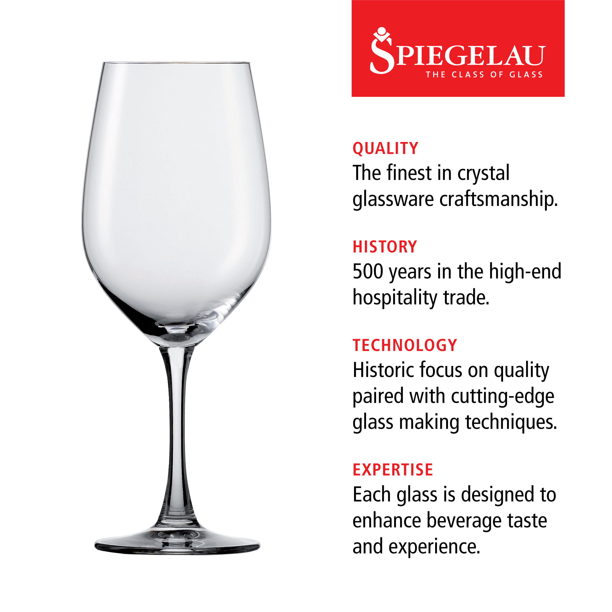 Spiegelau Bordeaux Glass, 20.5 oz - 4 count