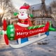 thumbnail image 5 of Arco de árbol de Navidad inflable con trineo de Papá Noel, decoración para el hogar y el exterior con luz LED, regalos para fiestas de jardín y Año Nuevo, 5 of 5