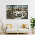 thumbnail image 4 of Pieter Bruegel Painting The Census at Bethlehem (1566) Art Prints Canvas Poster Picture Print Wall Art Poster Painting Canvas Posters Artworks Gift Room Aesthetic 20x30inch(50x75cm), 4 of 6