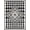 Black White Gray, Pattern 4, variant on ODIKA Plaid Under Tilted Underlay Tartan Gingham Border Doormat Layering for Queen Size Bedroom, Bed, Master , Foldable Easy Care