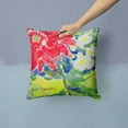 thumbnail image 2 of Carolines Treasures 6126PW1414 Flower Decorative   Canvas Fabric Pillow 14Hx14W multicolor, 2 of 4