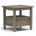 thumbnail image 1 of Atlin Designs Table d'Appoint en Gris Vieilli, 1 of 5