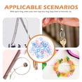 thumbnail image 3 of 100pcs Split Rings Metal Open Jump Rings Jewelry Making Craft Jump Rings, 3 of 8