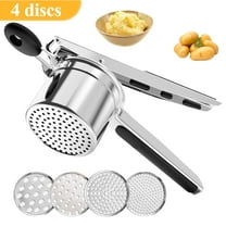 Remiawy Potato Ricer , 15 oz Large Heavy Duty Potato Ricer Kitchen Tool with 4 Interchangeable Discs, Kitchen Gadgets Ricer for Mashed Potatoes, Carrots, Yams