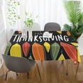 thumbnail image 5 of SKYSONIC 54"X54" Square Tablecloth with Happy Thanksgiving Prints, Anti-Wrinkle and Smooth Table Cloth for Kitchen/Home Wedding Decoration, 5 of 7
