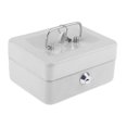 thumbnail image 3 of Petty Cash Box Lockable Security Money Safe Box with Lock Slot,Blue, 3 of 5