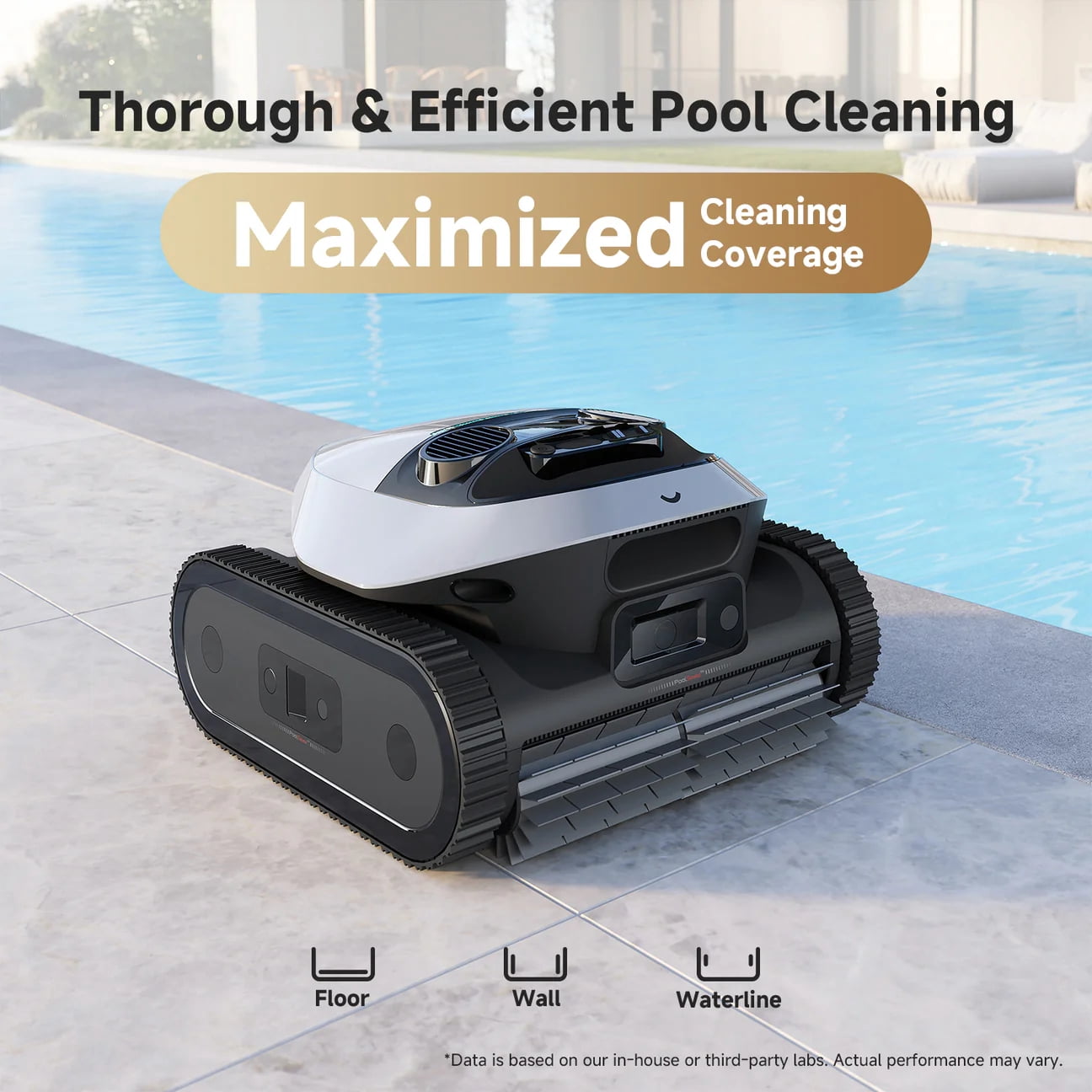 DREAME Z1 Kit Cordless Robotic Pool Cleaner (2026 Upgrade), Wall & Waterline Cleaning, 180Min Runtime,up to 1950 sq.ft, Automatic Pool Cleaner for Above & In-Ground Pools, Smart App