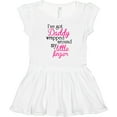 thumbnail image 3 of Inktastic I've Got Daddy Wrapped Around My Little Finger Girls Toddler Dress, 3 of 5