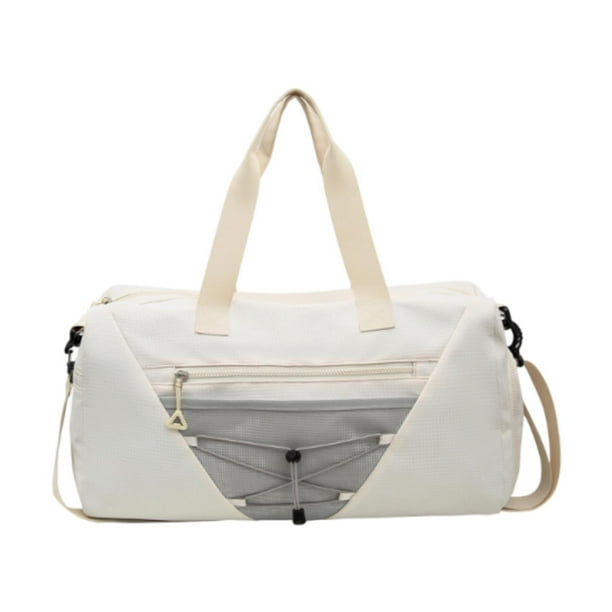 Mochila de fitness de bolsa de lona con compartimento de zapato hombres para mujeres livianas nylon gym equipos semanales bolsas para fitness