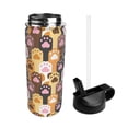 thumbnail image 2 of Yiaed Cat Paw (2) Print Water Bottle with Straw Lid, Stainless Steel Double Wall Insulated Water Bottle | Leak-Proof and Spill-Proof Water Bottle, 2 of 8