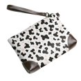 thumbnail image 3 of Leather Clutch 8 X 5. 5 In Wrist Strap And Hand Bag Easy To Carry Lightweight Waterproof And Durable Simple Cow-Print Pattern1_1, 3 of 6