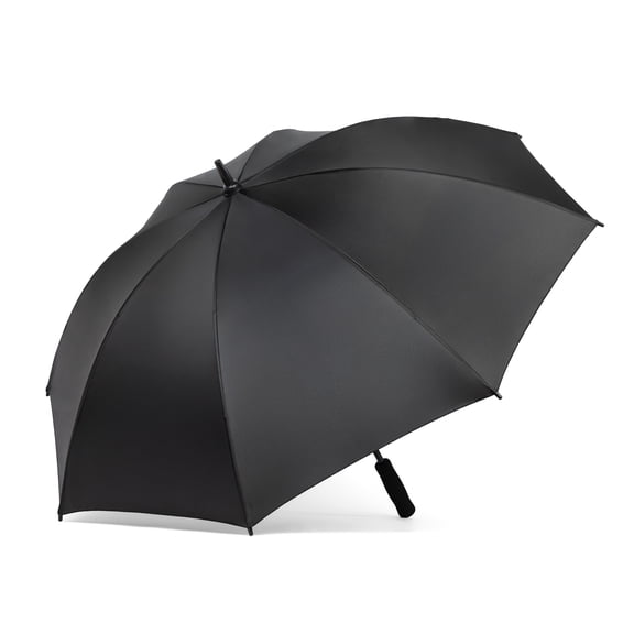 Rain Essentials 52-inch Golf Umbrella, Black, Sport Umbrella