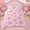 Pink, variant on Manfei Cute Fashion Ribbon Full Size Comforter Sets for Girl, Fashion Pink Stripes Bedding Comforter Set, Cartoon Love Heart Reversible Bedding Sets, Microfiber Bedroom Decor, 3pcs