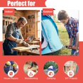 thumbnail image 6 of Upgrades 16oz & 8oz Claw Hammer Set with Magnetic Nail Holder, Non-Slip Grip, Dual Nail Grooves Ergonomic Handle for Precision & Safety, 6 of 7