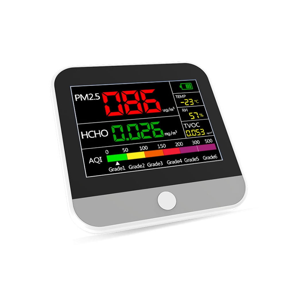 LCD Digital Display Multifunctional Professional PM2.5 HCHO TVOC AQI