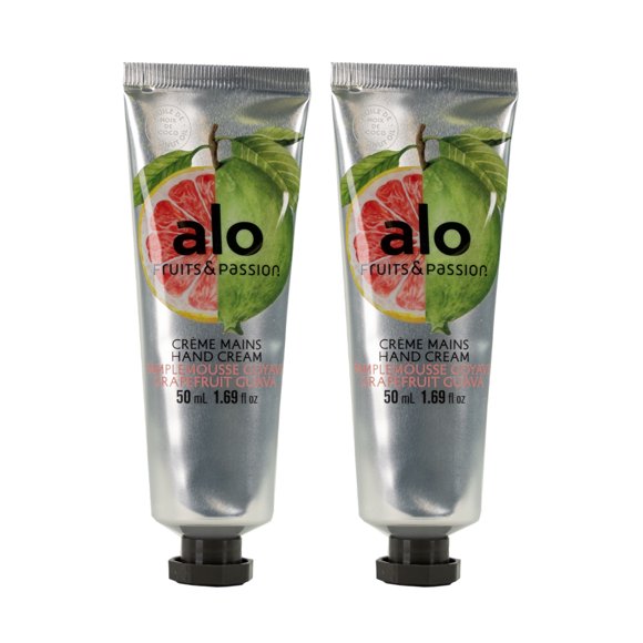 Fruits & Passion Alo Grapefruits Guava Hand Cream 1.69 Ounces - 2 Pack