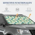 thumbnail image 4 of Saiise Lotus Flower1 for Foldable Car Sun Shades (2-Pack) Offer Sun Protection with an Easy-fold Design for Convenient Windshield Shading-Large, 4 of 6