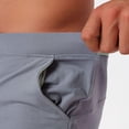 thumbnail image 5 of TEAJOPSUU Mens Pajama Shorts Summer Comfy Sleep Shorts Elastic Waist Boxer Solid Color Soft Sleepwear Bottoms Side Pockets Gray, 5 of 6