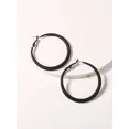 thumbnail image 4 of 1pair European American Fashion Simple Style Round Geometric Spray Paint Open Circle Earrings For Women Ideal For Festival Daily Wear, 4 of 4
